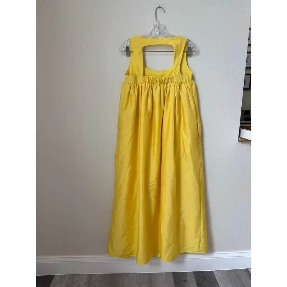 NWT Anthropologie Pinnacle By Shruti Sancheti Square Neck Maxi Dress Size XS